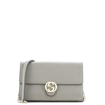 Interlocking Wallet On Chain Leather