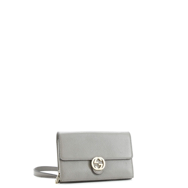 Interlocking Wallet On Chain Leather