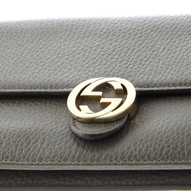 Interlocking Wallet On Chain Leather