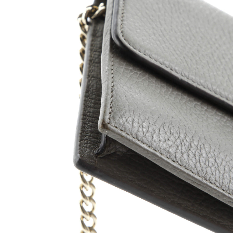 Interlocking Wallet On Chain Leather
