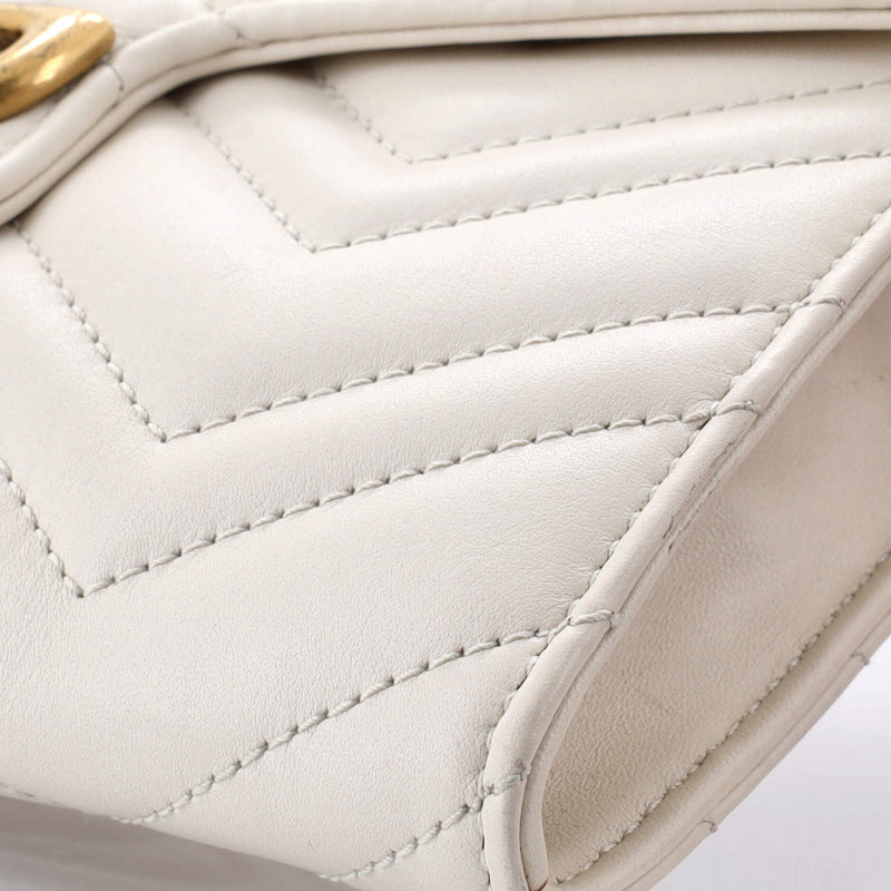 Gg Marmont Chain Wallet Matelasse