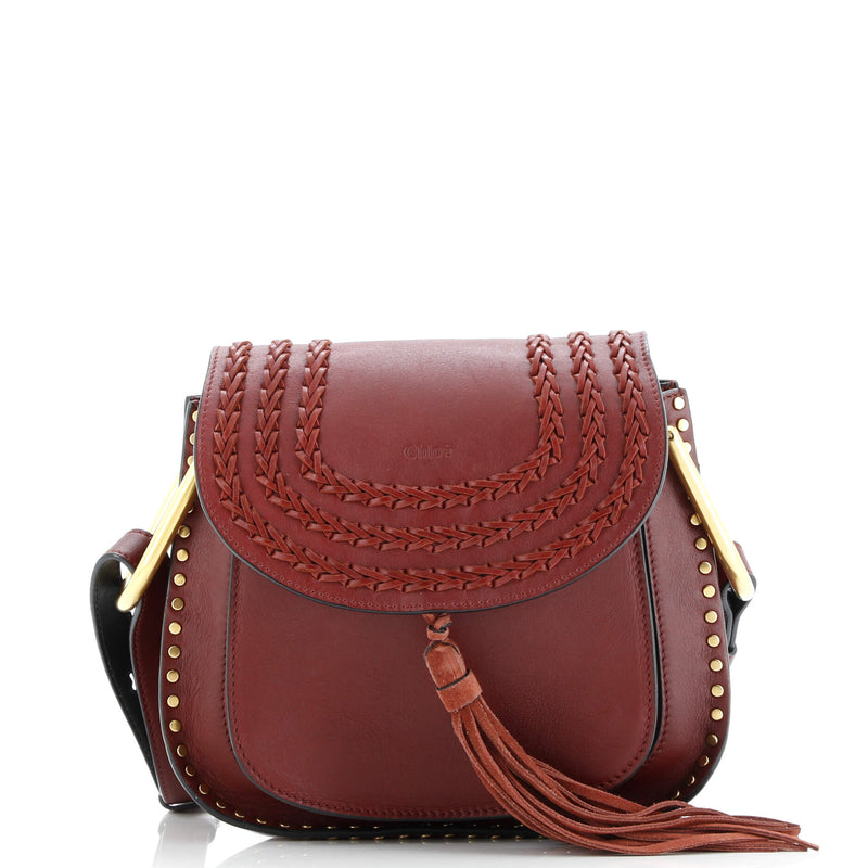 Hudson Handbag Whipstitch Leather Small