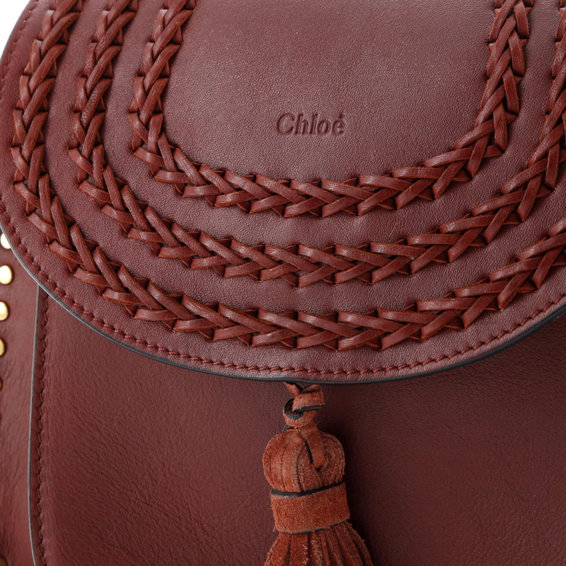 Hudson Handbag Whipstitch Leather Small