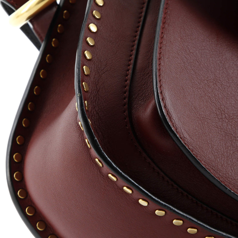 Hudson Handbag Whipstitch Leather Small