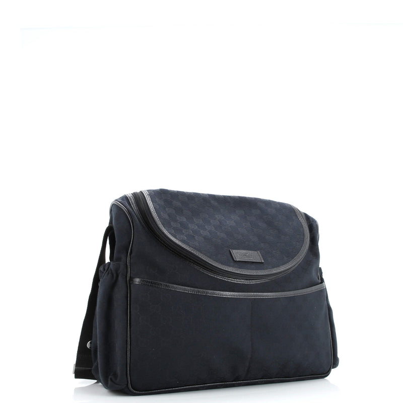 Diaper Crossbody Bag Gg Canvas