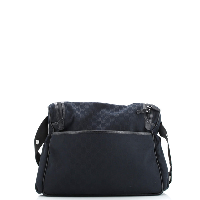 Diaper Crossbody Bag Gg Canvas