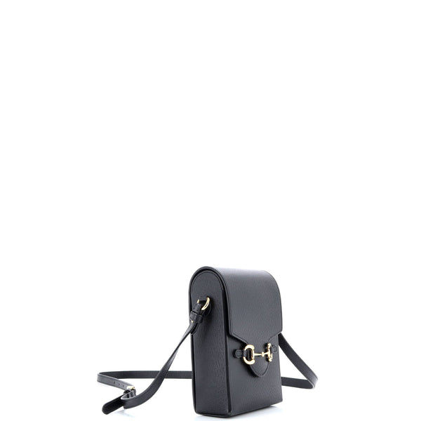 Horsebit Crossbody Bag Leather Mini
