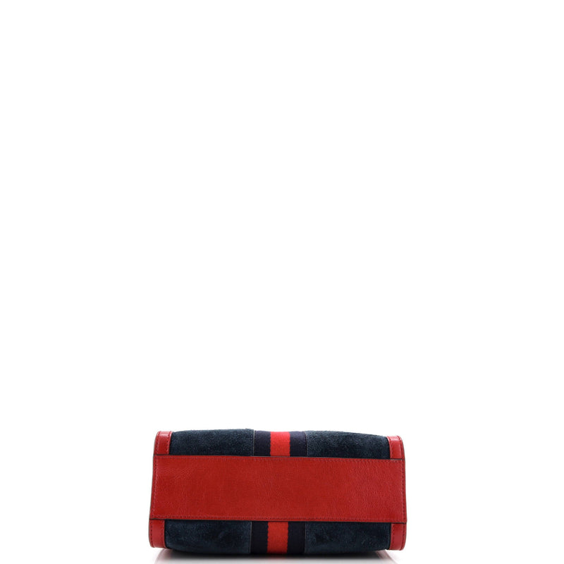 Ophidia Top Handle Tote Suede Small