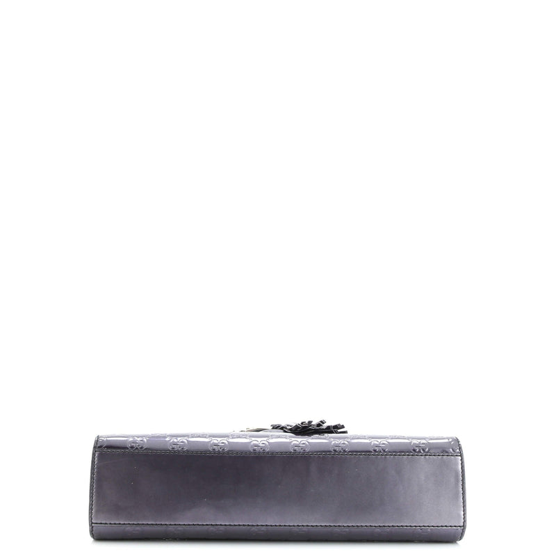 Emily Chain Flap Bag Guccissima Patent