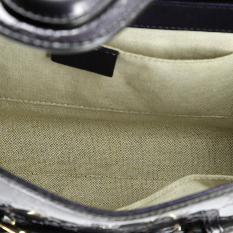 Emily Chain Flap Bag Guccissima Patent