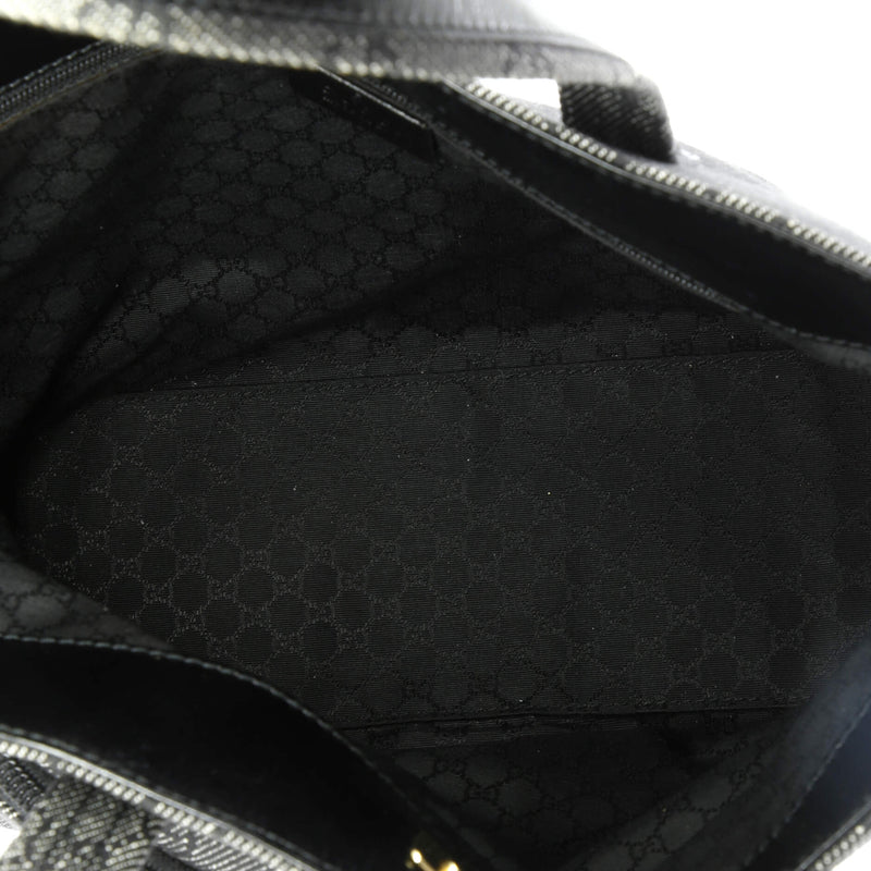 Double Pocket Tote Gg Canvas Small