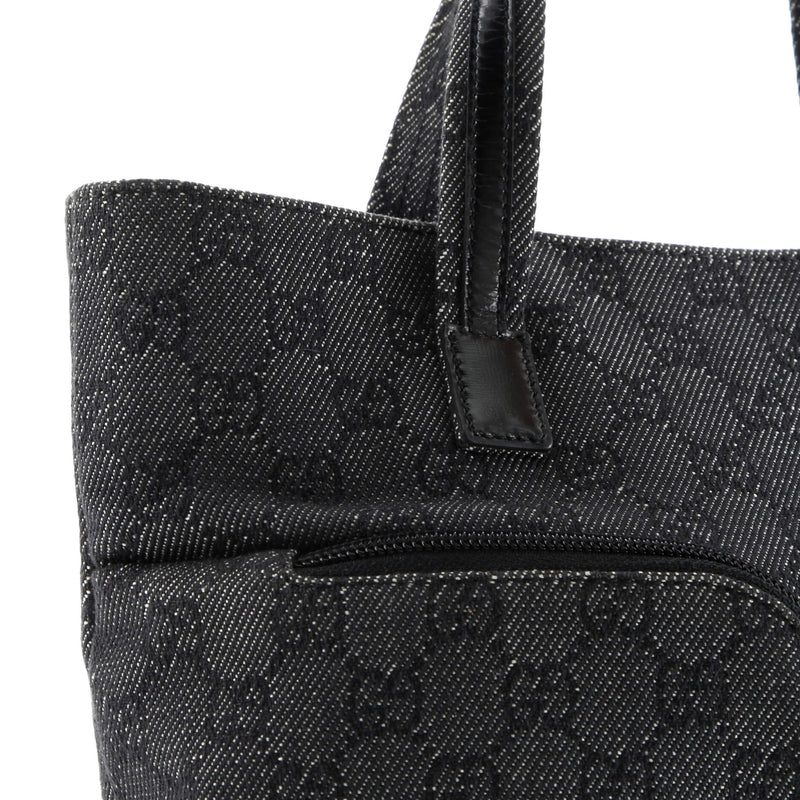 Double Pocket Tote Gg Canvas Small