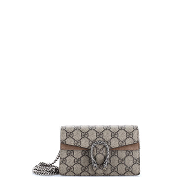 Dionysus Bag Gg Coated Canvas Super Mini