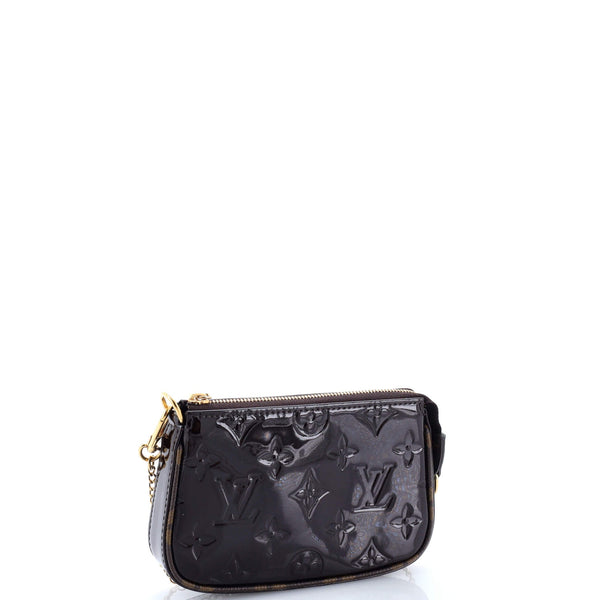 Pochette Accessoires Vernis With Canvas