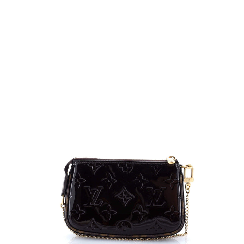 Pochette Accessoires Vernis With Canvas
