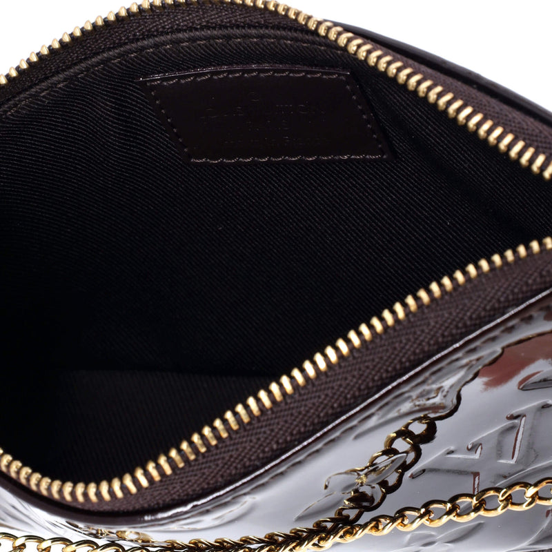 Pochette Accessoires Vernis With Canvas