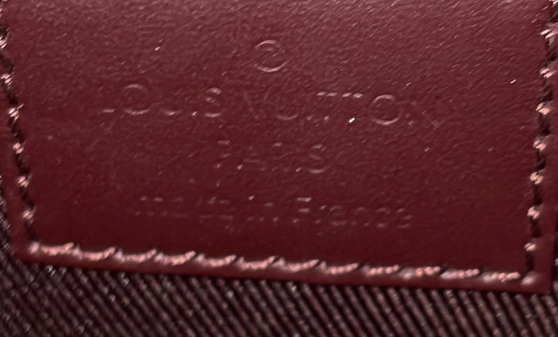 Pochette Accessoires Vernis With Canvas