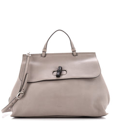Bamboo Daily Top Handle Bag Leather