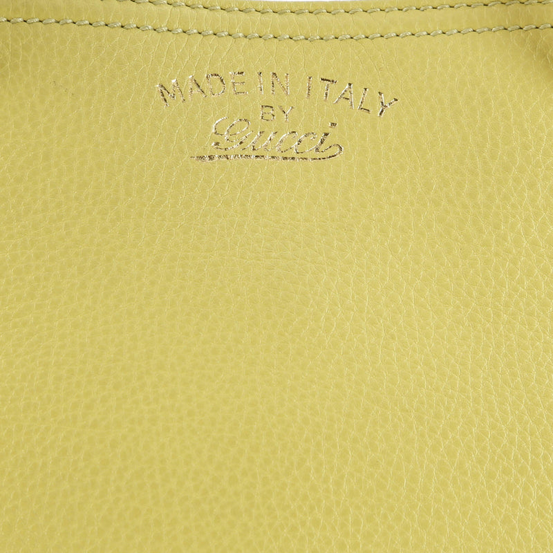 Bamboo Shopper Tote Leather Medium