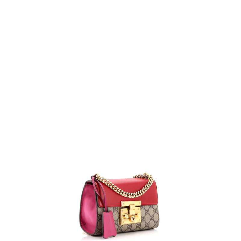 Padlock Shoulder Bag Gg Coated Canvas