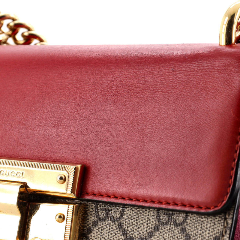Padlock Shoulder Bag Gg Coated Canvas
