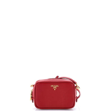 Zip Crossbody Bag Saffiano Leather Mini