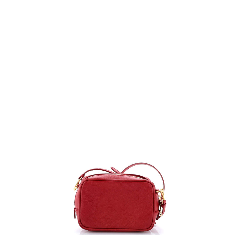 Zip Crossbody Bag Saffiano Leather Mini