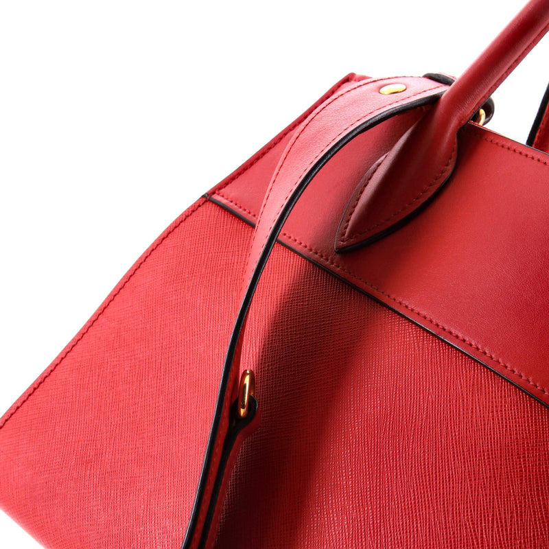 Paradigme Tote Saffiano With City Calf