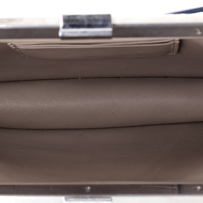 Clasp Crossbody Bag Leather Mini