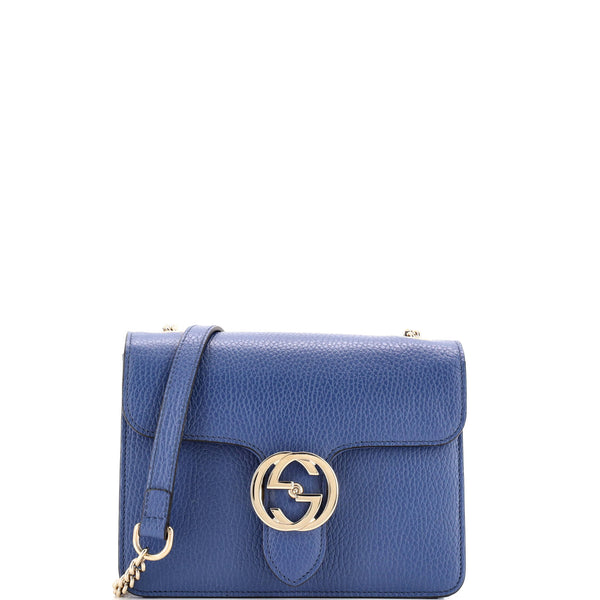 Interlocking Shoulder Bag Leather Small