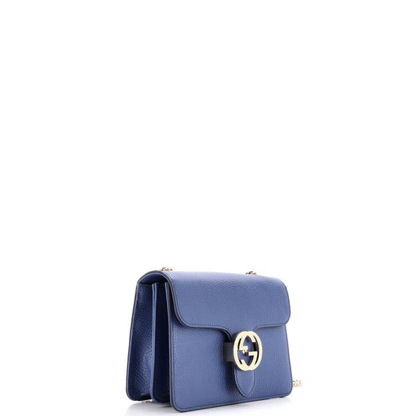 Interlocking Shoulder Bag Leather Small