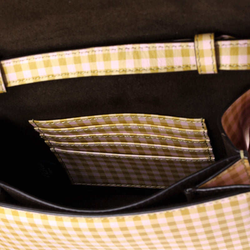 Fab Shoulder Bag Printed Leather With