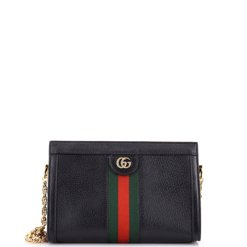 Ophidia Chain Shoulder Bag Leather Small