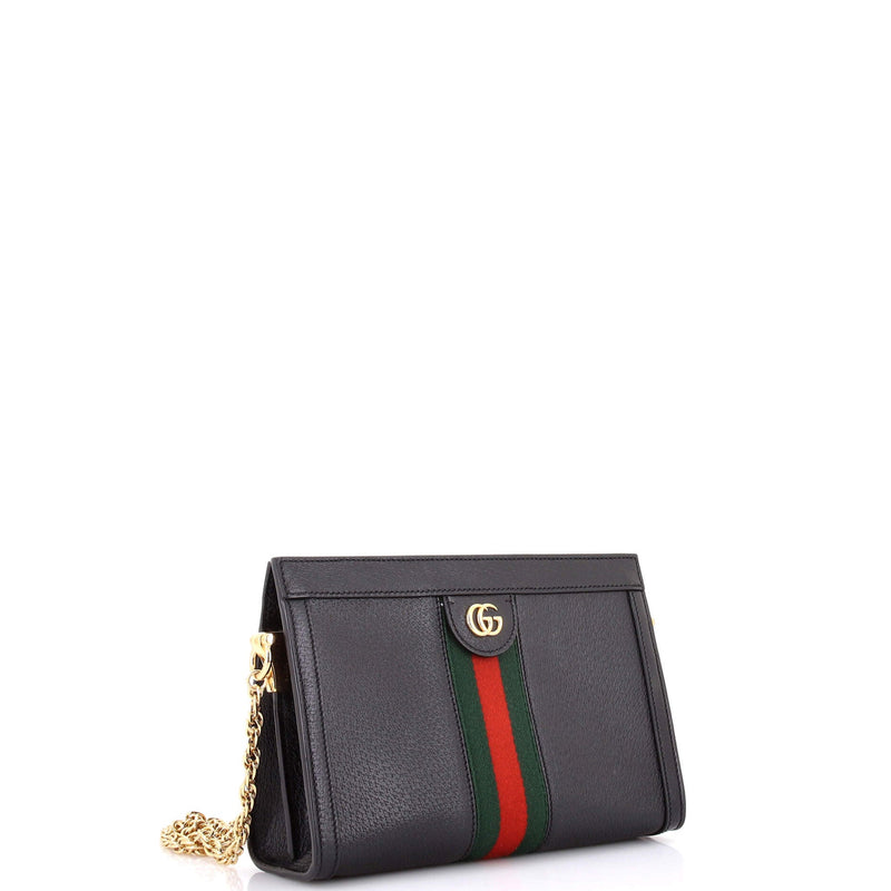 Ophidia Chain Shoulder Bag Leather Small