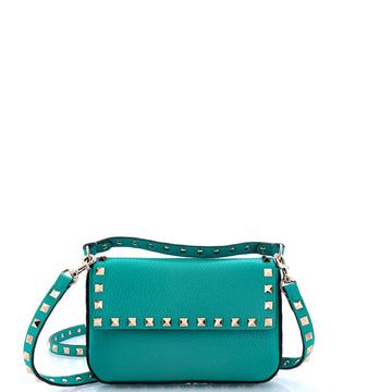 Rockstud Top Handle Crossbody Pouch