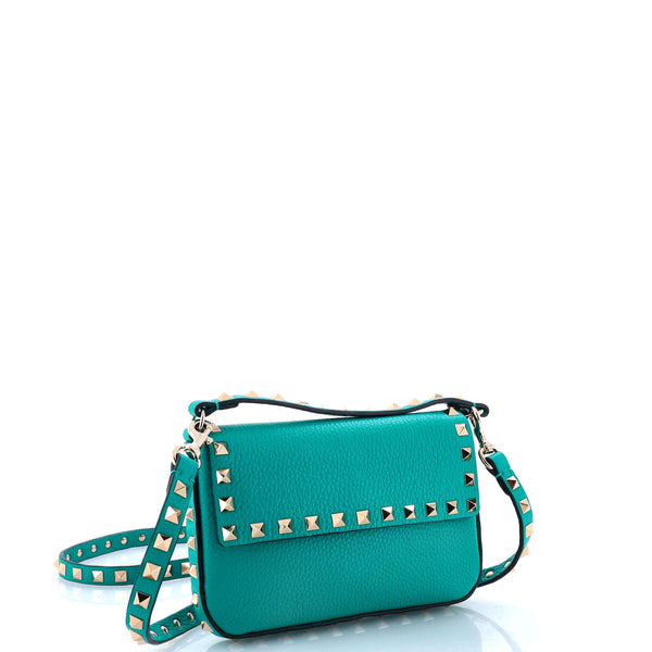 Rockstud Top Handle Crossbody Pouch