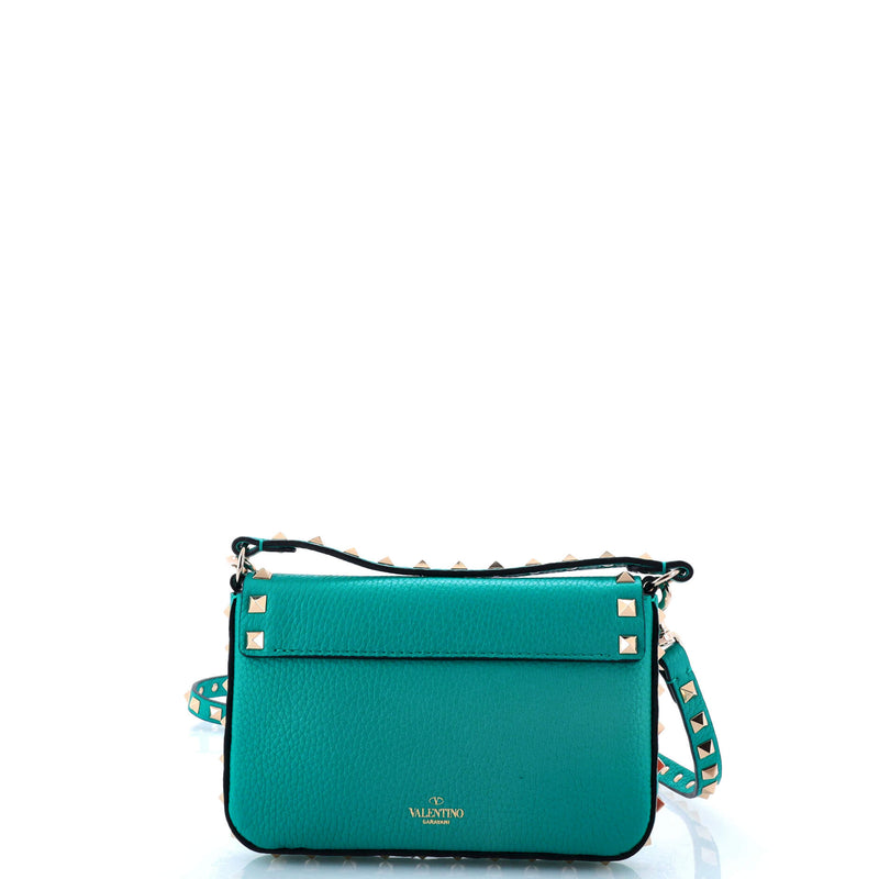 Rockstud Top Handle Crossbody Pouch