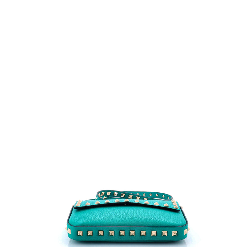 Rockstud Top Handle Crossbody Pouch