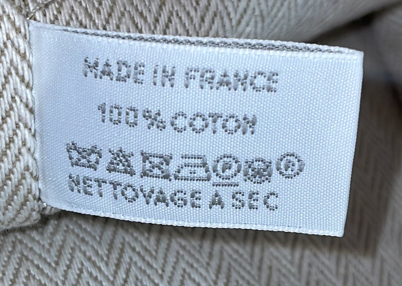 Les Cabanes Backpack Embroidered Toile