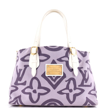 Tahitienne Cabas Canvas Pm