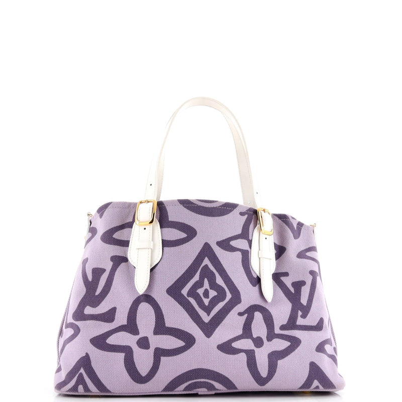Tahitienne Cabas Canvas Pm