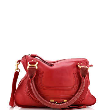 Marcie Satchel Leather Medium