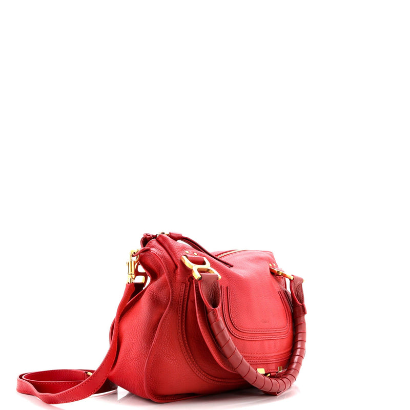 Marcie Satchel Leather Medium