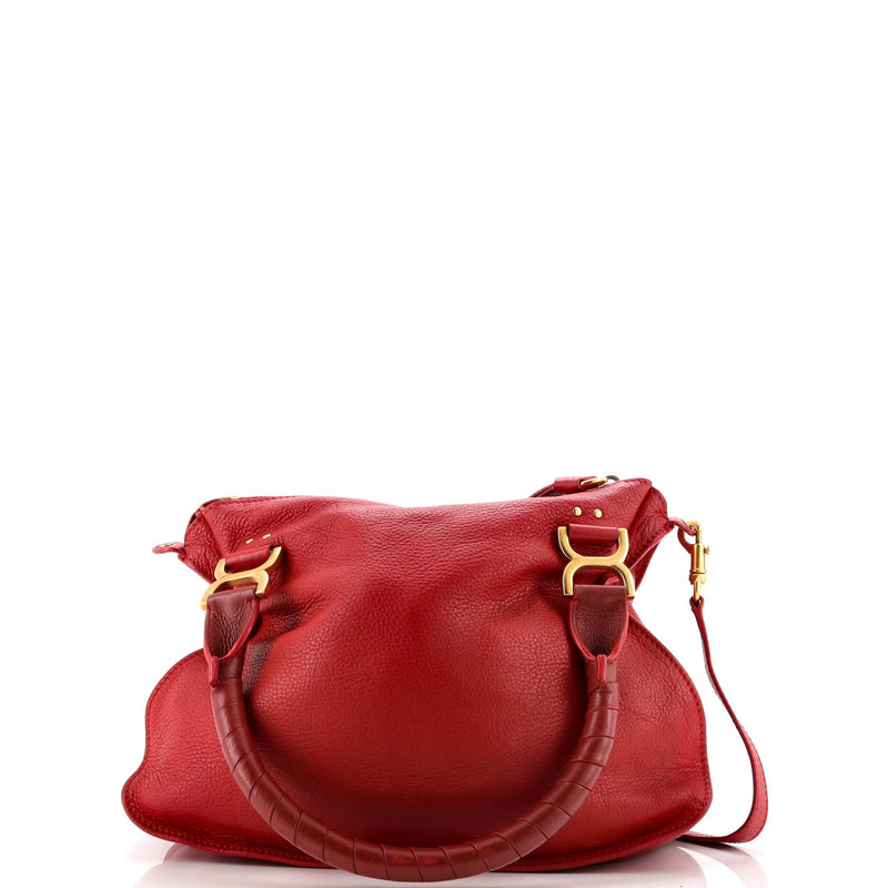 Marcie Satchel Leather Medium