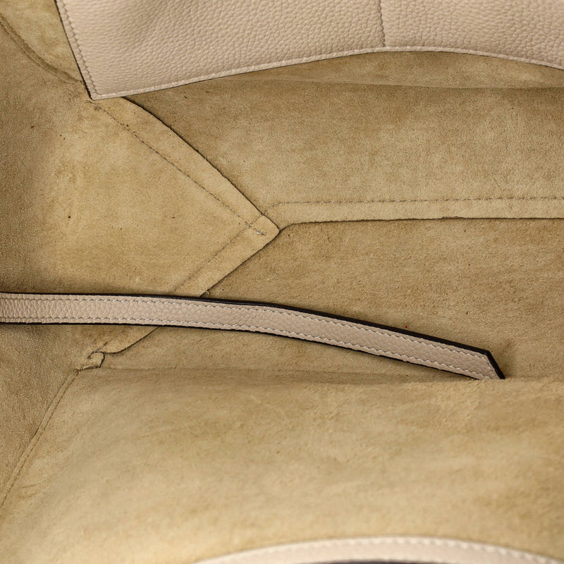 Tri-Fold Shoulder Bag Grained Calfskin