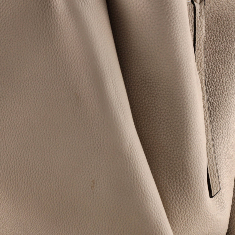 Tri-Fold Shoulder Bag Grained Calfskin