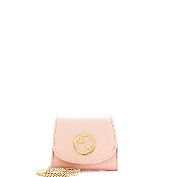 Blondie Nm Wallet On Chain Leather