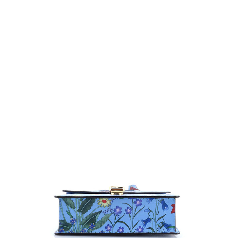 Sylvie Shoulder Bag Flora Leather Small