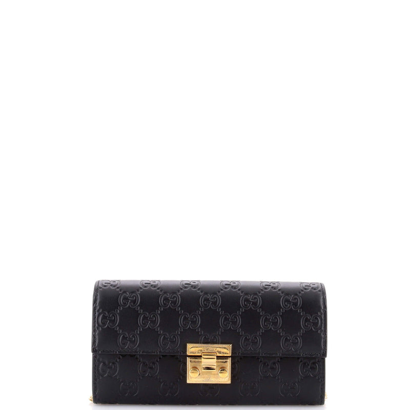 Padlock Continental Chain Wallet