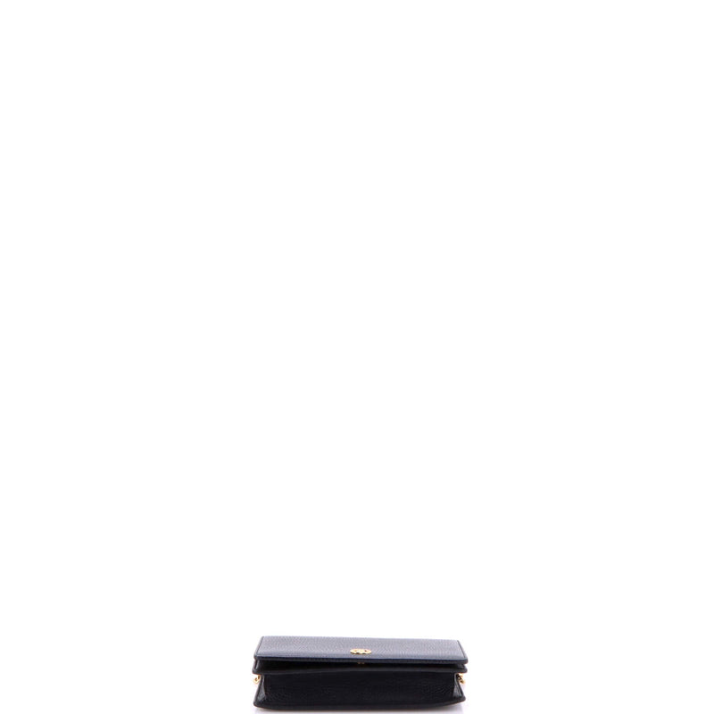 Petite Gg Marmont Chain Wallet Leather